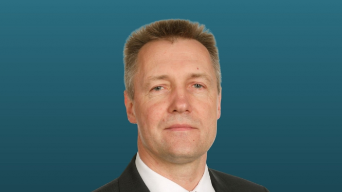 Attēlā ir Valsts dzelzceļa administrācijas direktors Andulis Židkovs